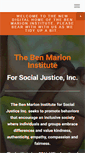 Mobile Screenshot of benmarioninstitute.org